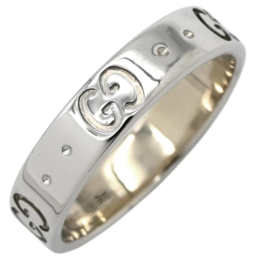 GUCCI（グッチ） リング 指輪 アイコン スリム シルバー #9 Au750 750