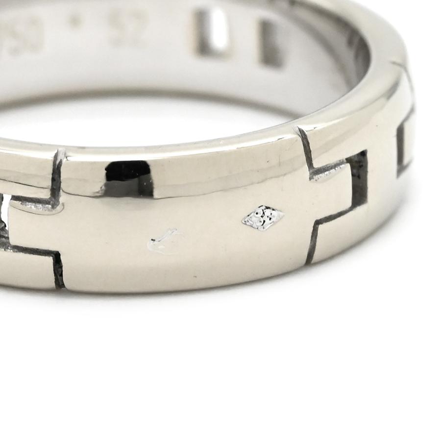 HERMES（エルメス） リング 指輪 ヘラクレス K18WG シルバー ＃52