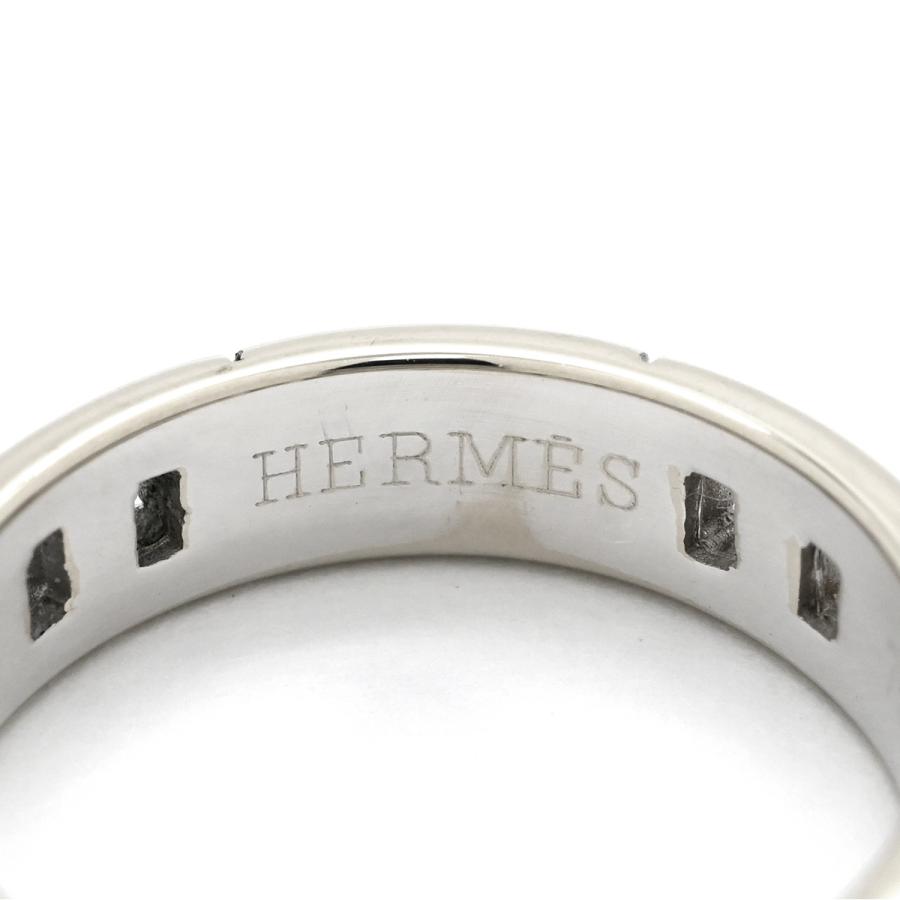 HERMES（エルメス） リング 指輪 ヘラクレス K18WG シルバー ＃52