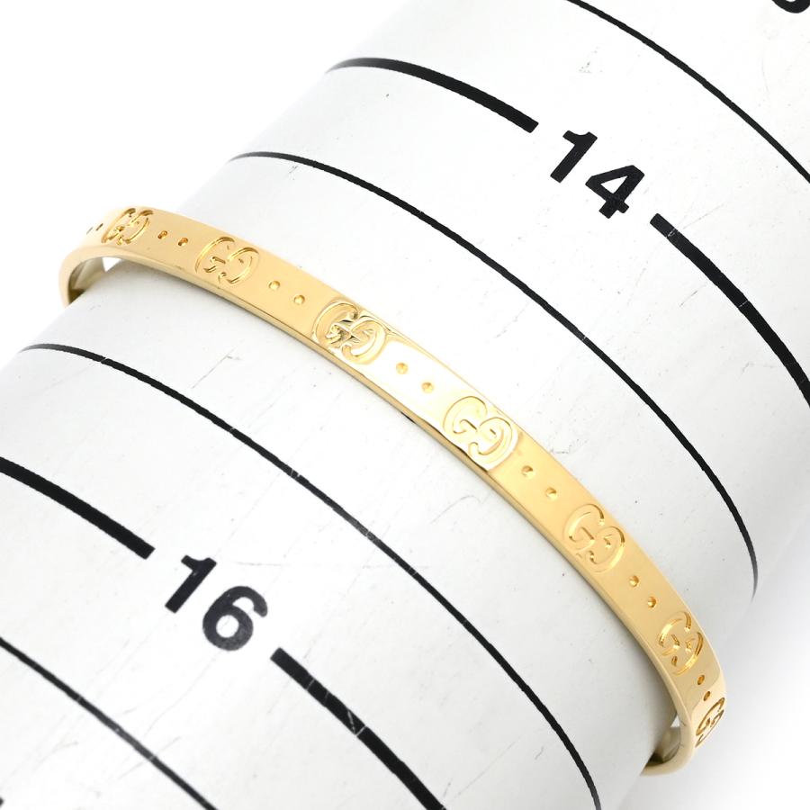 GUCCI ロゴ入り バングル GUCCI バングル(アイコン)グッチ バングル アイコン K18YG ゴールド