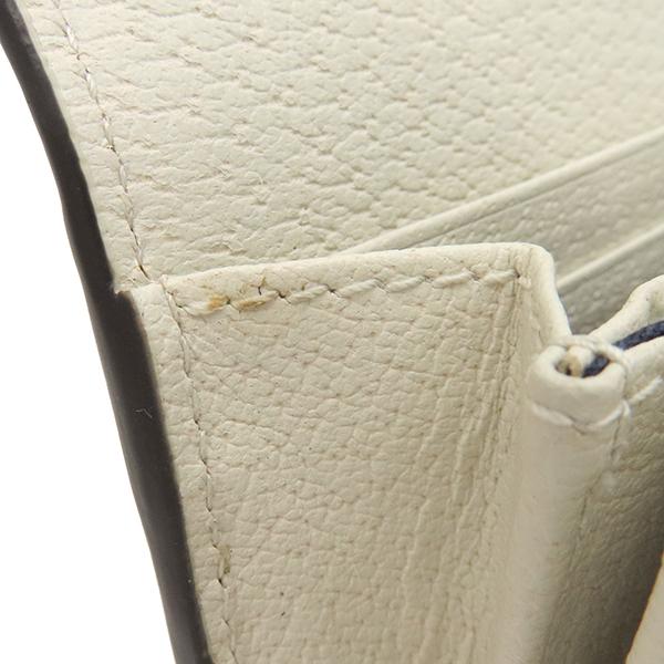 GG グッチ 長財布 コンチネンタルウォレット レザー ホワイト 白