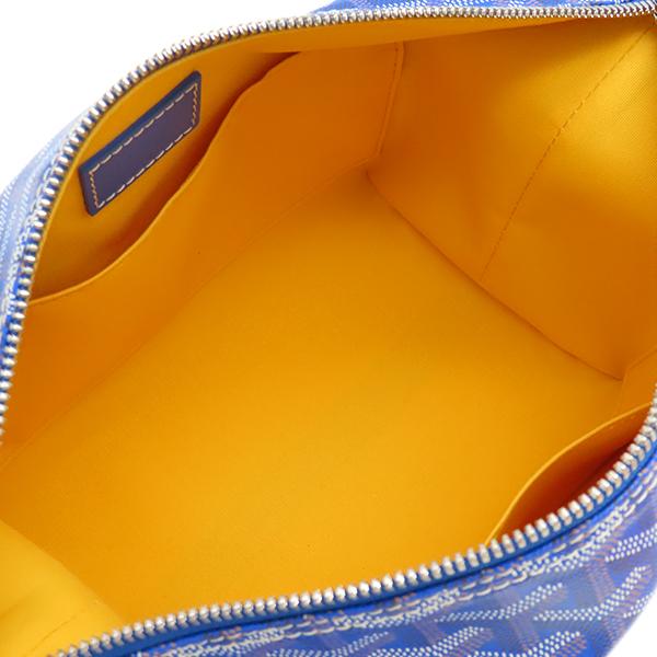 GOYARD ゴヤール ポーチ ボウリング25 トイレタリーバッグ ブルー 青  