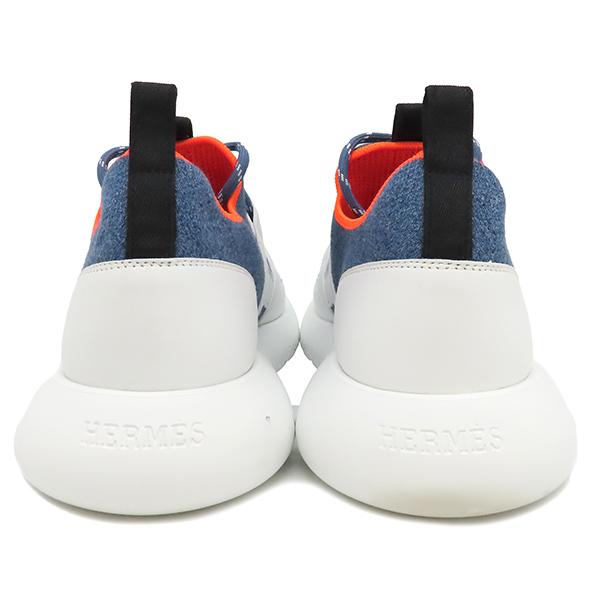 HERMES（エルメス） スニーカー デュエル DUEL ファブリック ブルー 