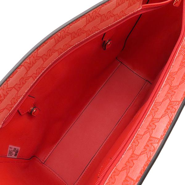 マイケルコース トートバッグ MAISIE 3 IN 1 トート ラージ PVC レッド 