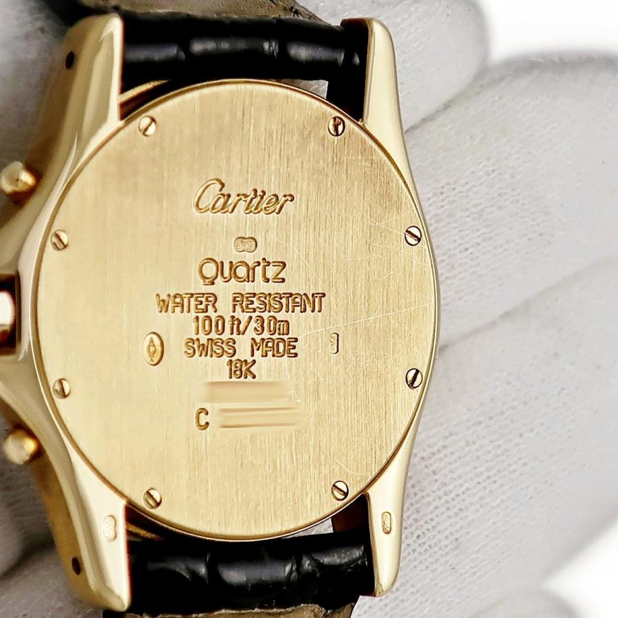 SANTOS DE CARTIER 【3年保証】 カルティエ サントス ロンド クロノ