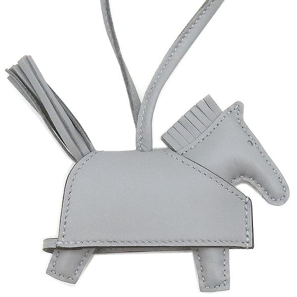 HERMES（エルメス） バッグチャーム ロデオ ロべオロックPM グレー 
