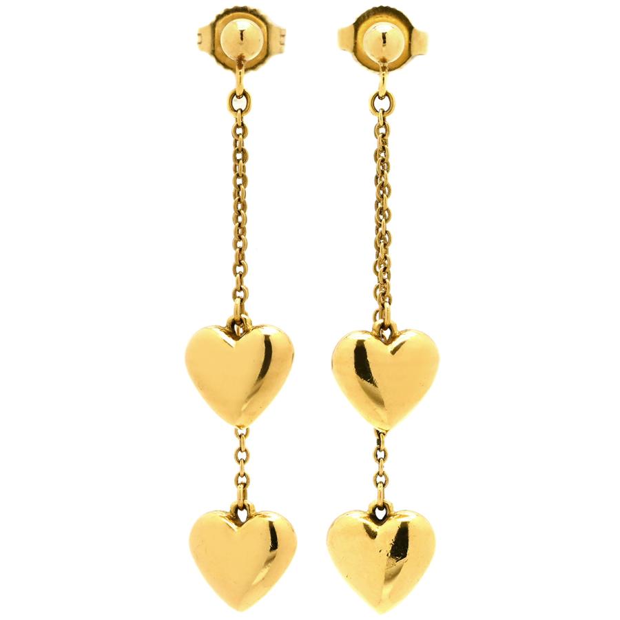 TIFFANY&Co.（ティファニー） ピアス ダブル ハート ドロップ