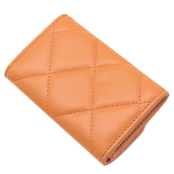 CHANEL シャネル カードケース マトラッセ カードホルダー ラムスキン  