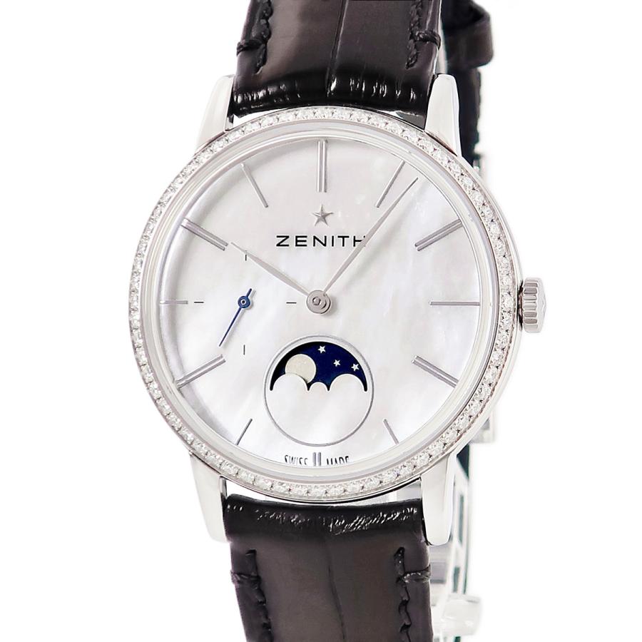 ZENITH（ゼニス） 【3年保証】 エリート レディ ムーンフェイズ 