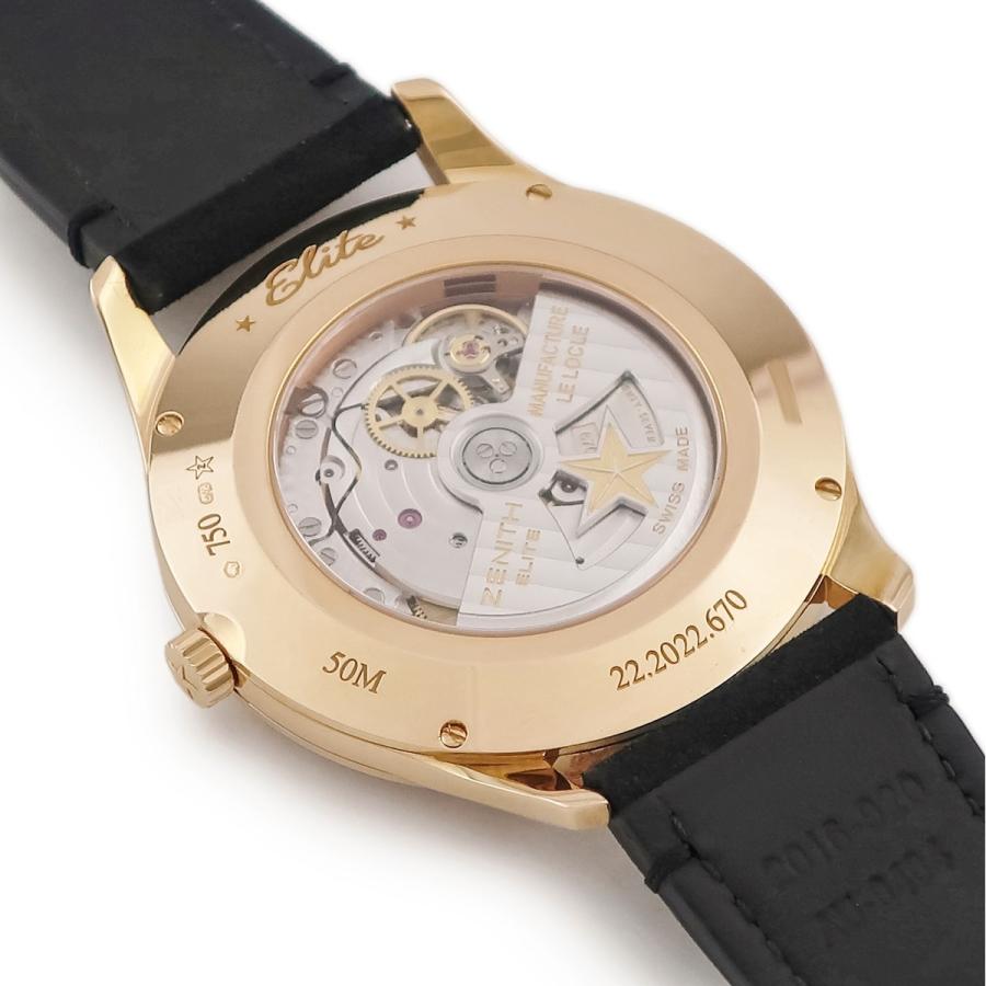ZENITH Elite 　K18PG　期間出品　　お値下げしました！ ZENITH（時計） 【3年保証】 ゼニス エリート 22.2022.670 K18PG