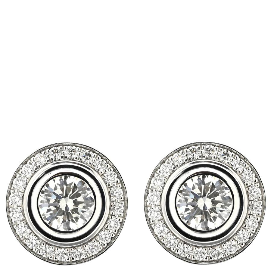 Cartier（カルティエ） ピアス ダムール ダイヤ シルバー ブリリアント
