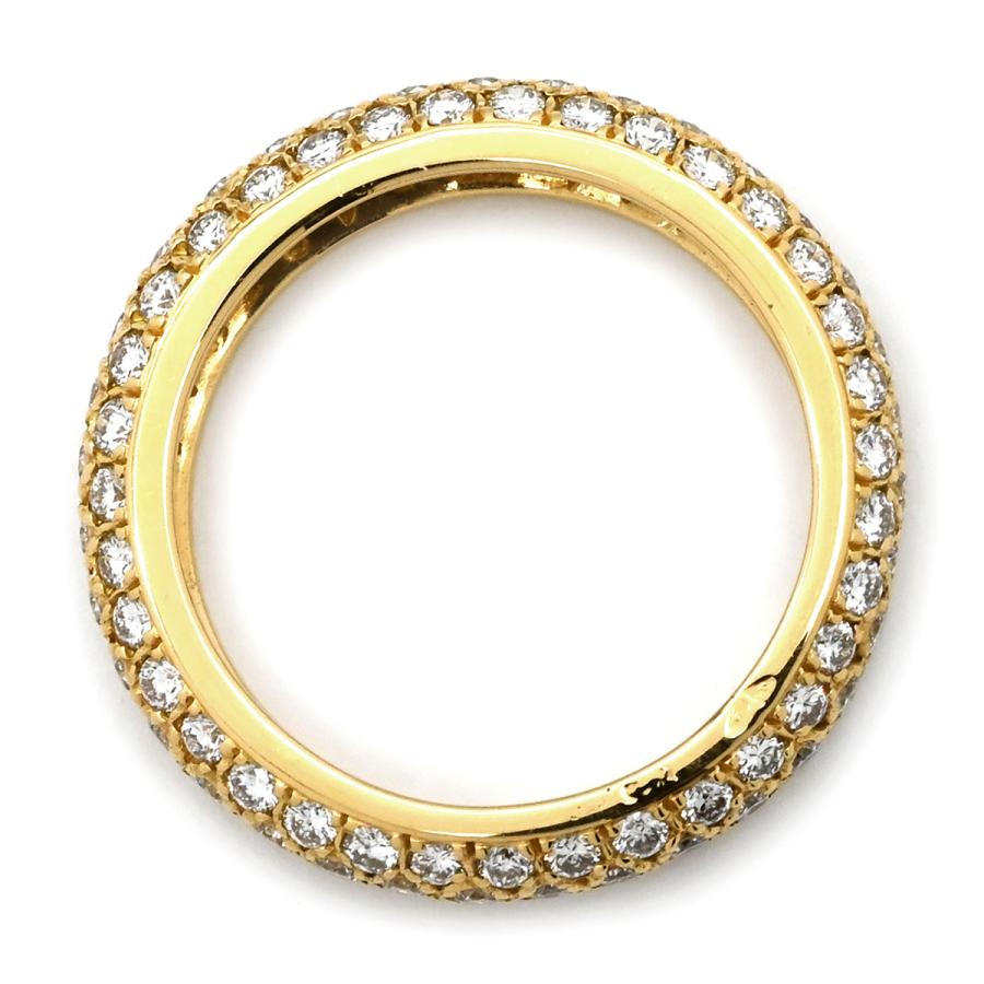 Cartier リング 18金 48号 C DE CARTIER カルティエ C2リング #48 8号 K18PG Cドゥカルティエ