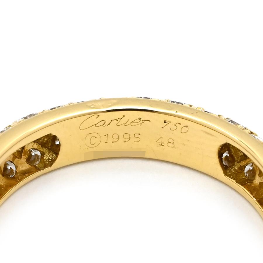 Cartier リング 18金 48号 C DE CARTIER カルティエ C2リング #48 8号 K18PG Cドゥカルティエ