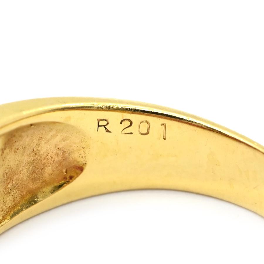 K18 ルビー ゴールドリング 18金指輪　Au750 gold 18k リング 指輪 ルビー ダイヤ レッド 赤 YG K18 Au750 18K 18金 スクエア