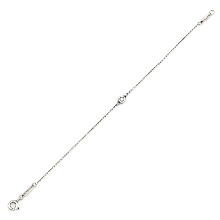 新品未使用品ティファニー バイザヤード 1Pダイヤモンド ブレスレット　シルバー TIFFANY&Co.（ティファニー） ブレスレット バイザヤード 1Pダイヤ
