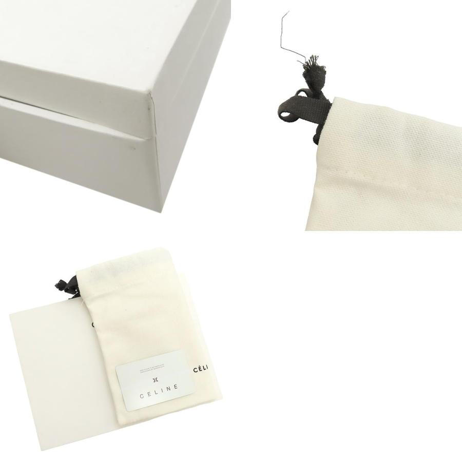 CELINE（セリーヌ） メガネケース バイカラー レザー ベージュ レッド