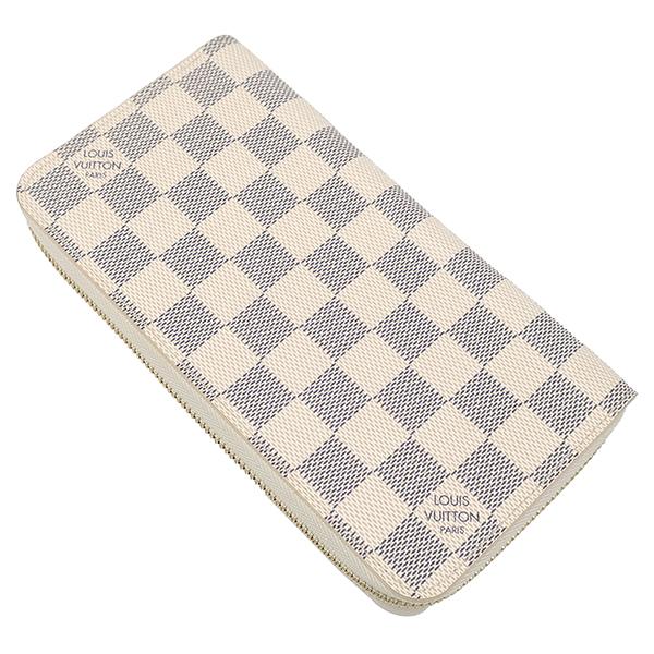 ルイヴィトン ジッピーウォレット ダミエ アズール ラウンド 長財布 ホワイト y-marusho78_m212389