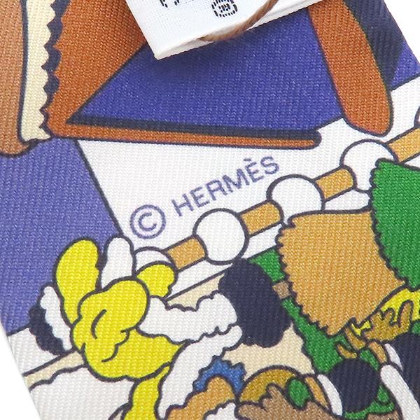 HERMES（エルメス） スカーフ ツイリー シルク マルチカラー 【PONY