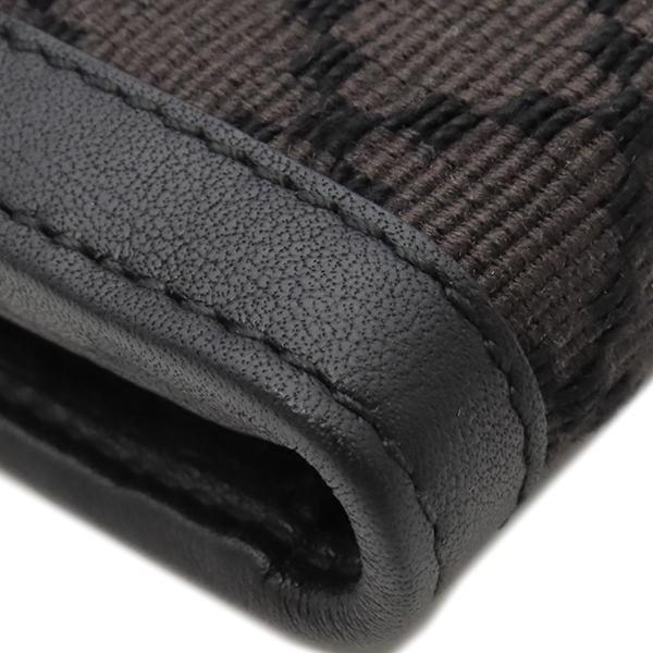 GUCCI（グッチ） 長財布 ディアマンテ ファブリック レザー ブラック