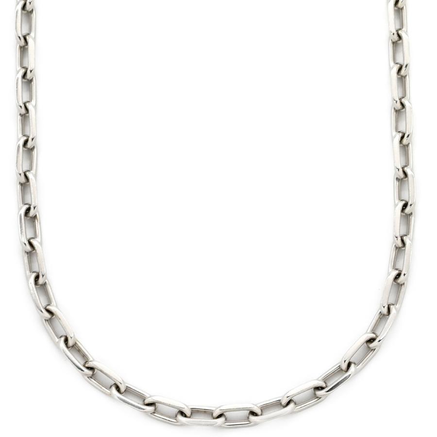Cartier（カルティエ） ネックレス スパルタカス K18WG シルバー 750 