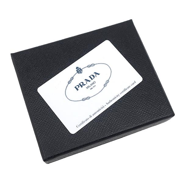 SAFFIANO（PRADA） プラダ 二つ折り財布 マネークリップ付財布 レザー
