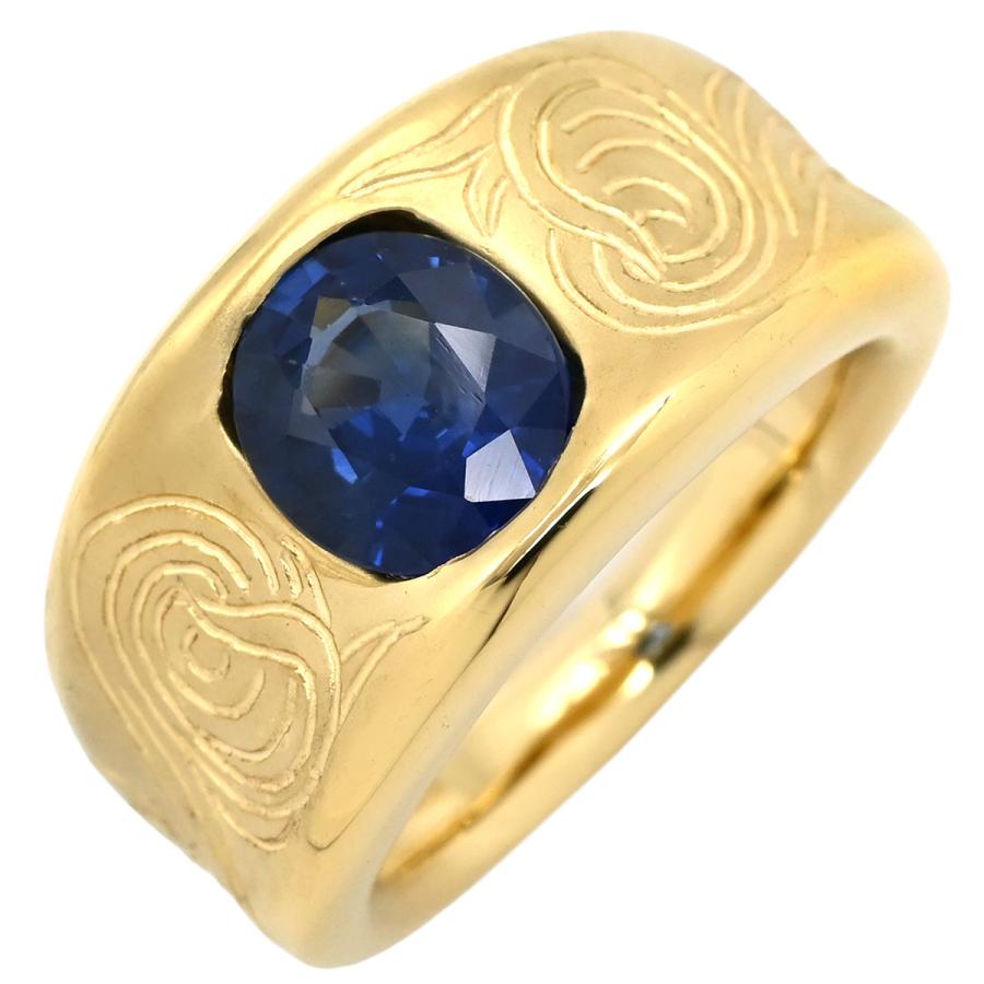 k9 サファイア リング 指輪 宝石 ゴールド アンティーク 14.5号　ブルー サファイア 合成 K9 ゴールド ミニ キラキラ ラグジュアリー レトロ