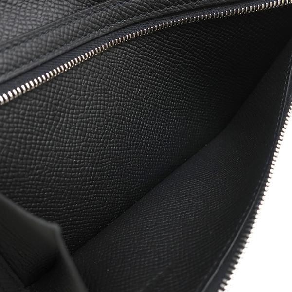 HERMES エルメス ヴォーエプソン べアンスフレ 二つ折り長財布 ブラック HERMES エルメス 長財布 ベアンスフレ ヴォーエプソン ブラック 黒 二