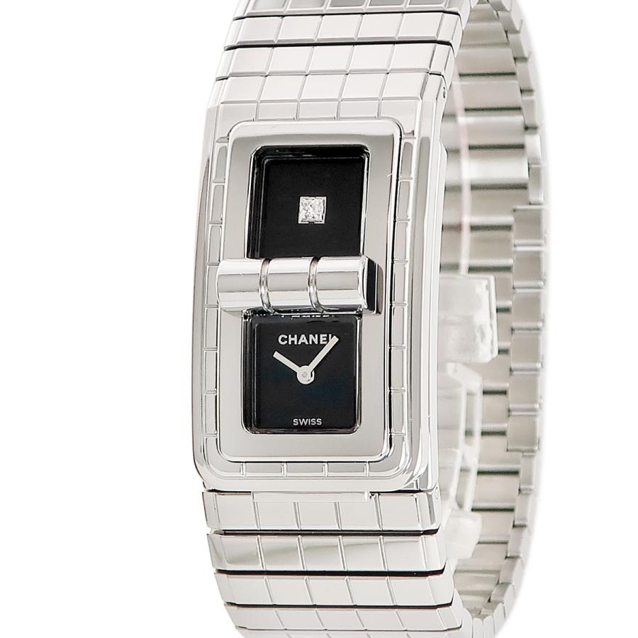 CHANEL マトラッセ 腕時計 文字盤黒 稼働 コマあり 楽天市場】【送料無料】【中古】 CHANEL シャネル マトラッセ SS