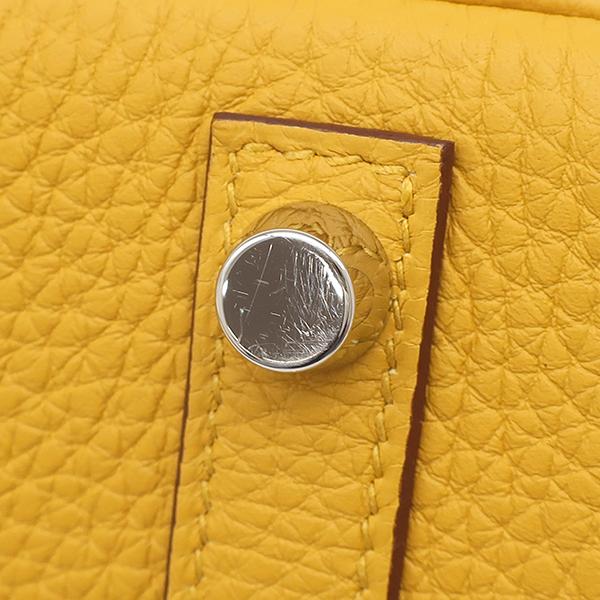 Birkin エルメス ハンドバッグ バーキン25 トゴ イエロー 黄色 