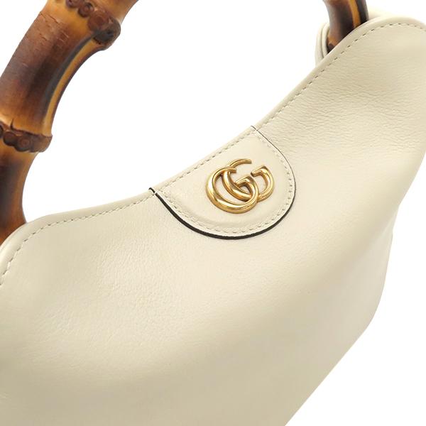 GUCCI（グッチ） 2WAYバッグ ダイアナ スモール レザー ホワイト