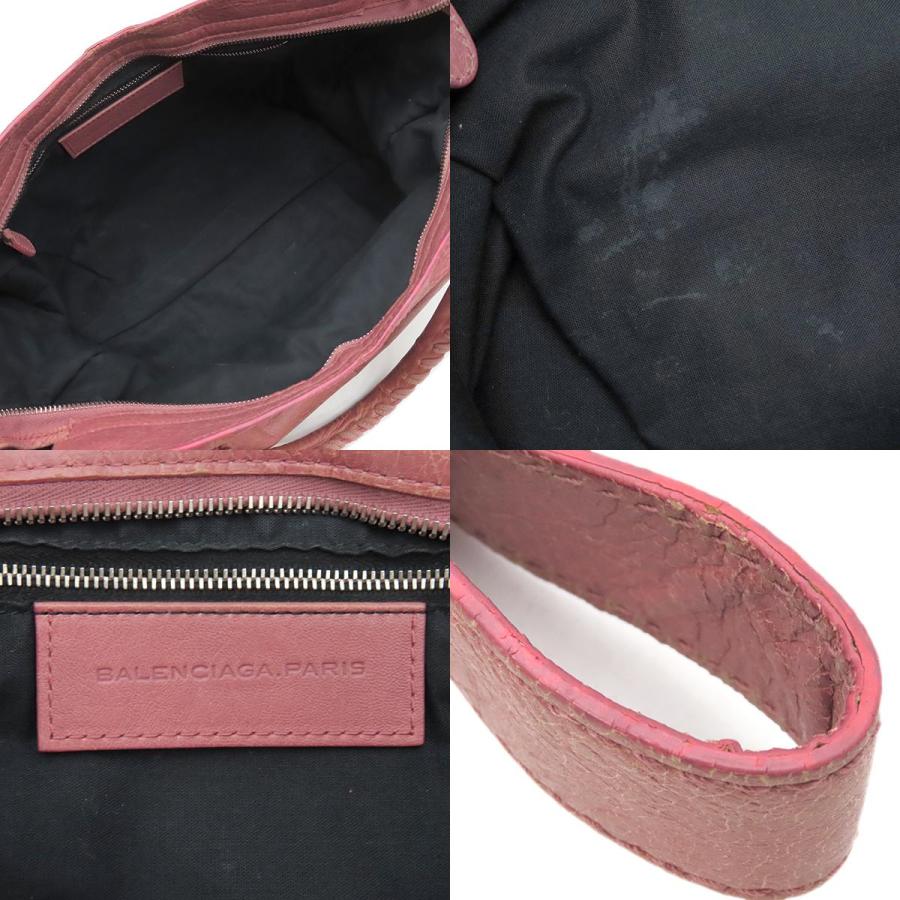 バレンシアガ ジャイアントシティ パープル ピンク系 レザー 2WAY 正規品 BALENCIAGA（バレンシアガ)ジャイアント シティ エディターズバッグ