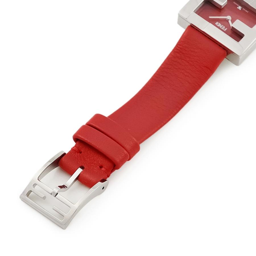 FENDI 腕時計 レディース 赤 FENDI 【3年保証】 フェンディ マニア