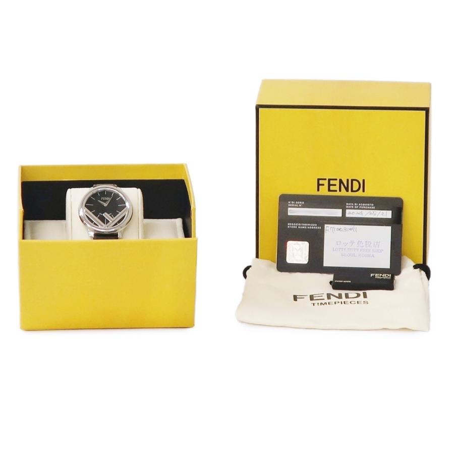 フェンディ エフ イズ フェンディ ラナウェイ 36MM F710031011 未使用 黒 クオーツ レディース 腕時計 FENDI（フェンディ） 【3年保証】 エフ イズ ラナウェイ 36MM