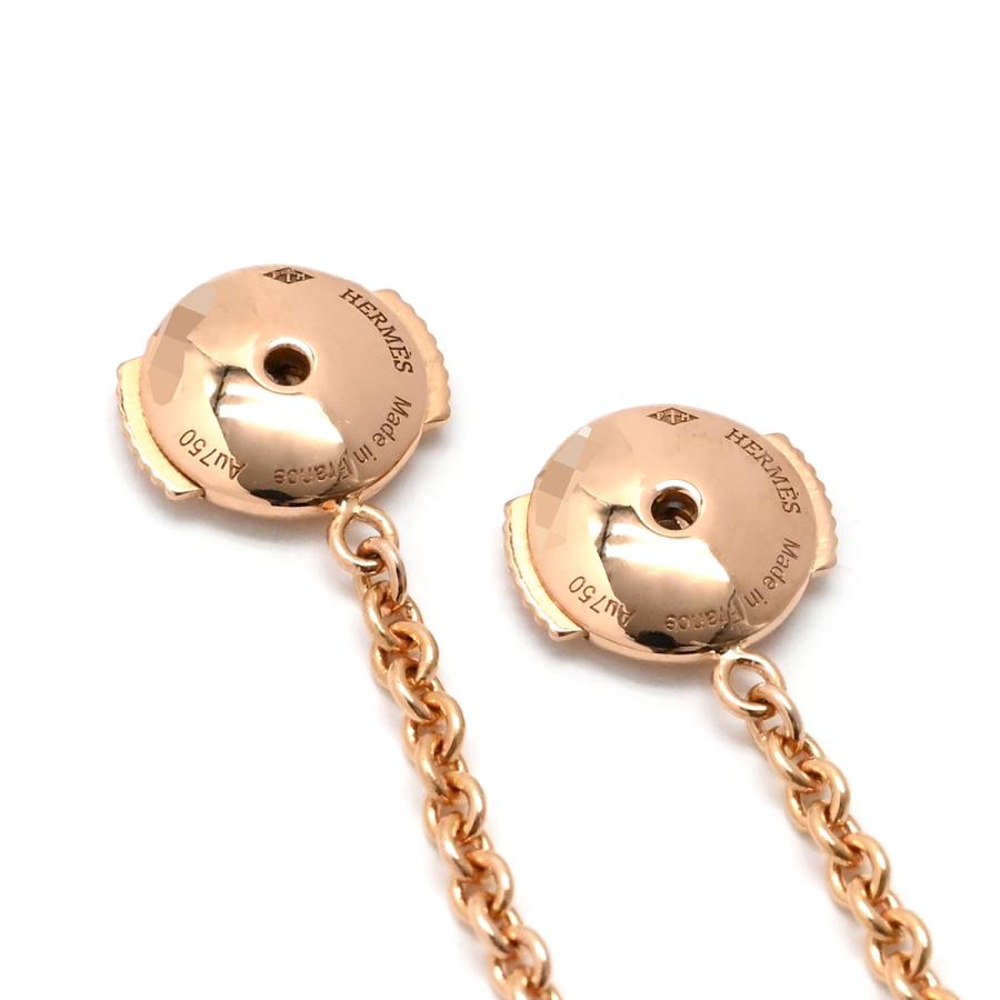 HERMES（エルメス） ピアス シェーヌダンクル ミニ パンク ゴールド