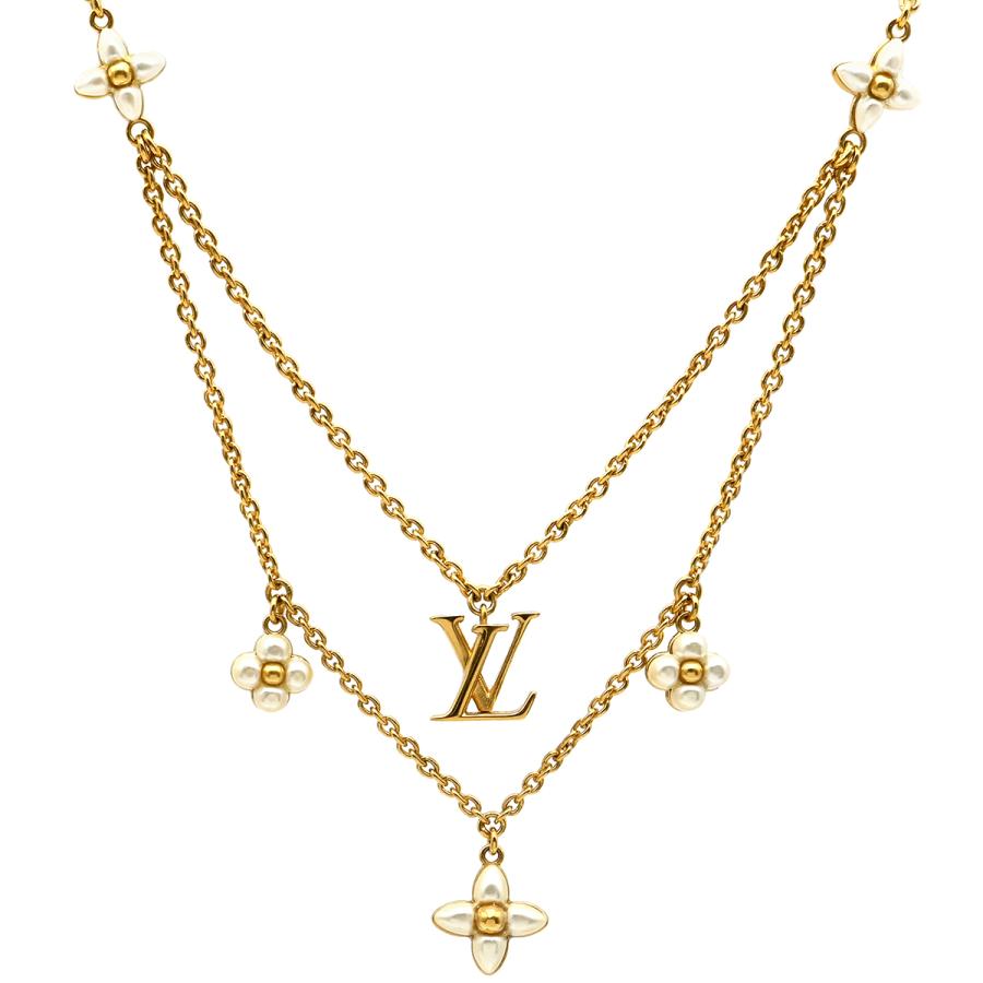 LOUIS VUITTON（ルイ・ヴィトン） ネックレス LV フローラグラム GP
