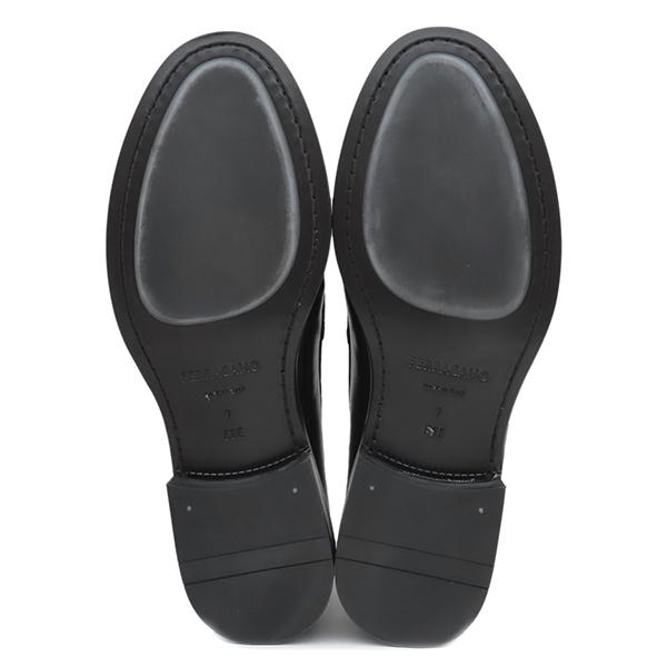 FERRAGAMO（フェラガモ） ローファー FORT ガンチーニ レザー ブラック