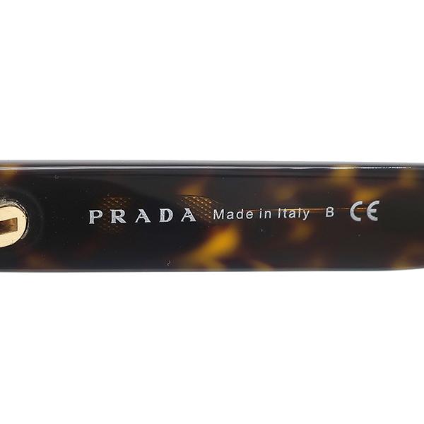 PRADA（プラダ） サングラス サイドロゴ 56□20 プラスチック ブラウン