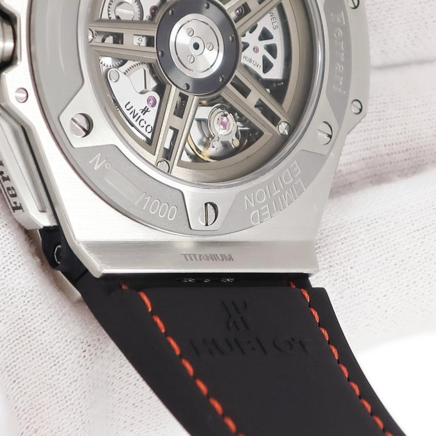 ビッグバン 【3年保証】 ウブロ フェラーリ チタニウム 401.NX.0123.VR