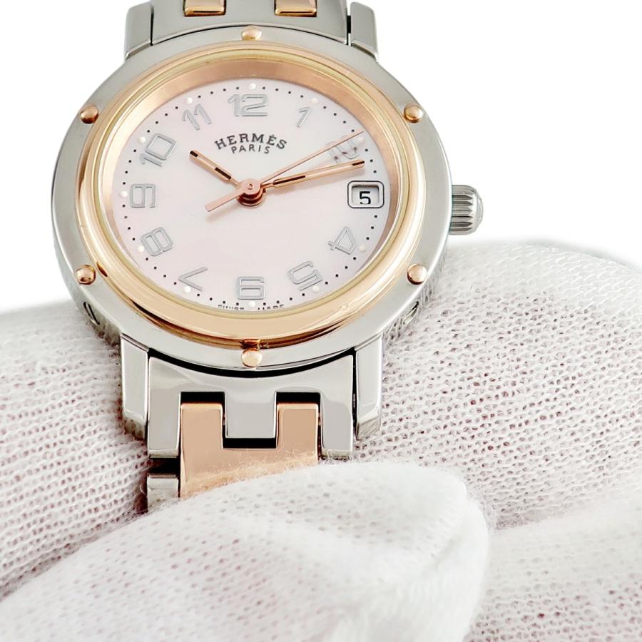 HERMES（エルメス） 【3年保証】 クリッパー ナクレ CL4.221 ピンク