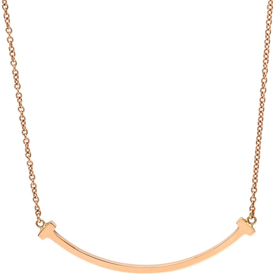 TIFFANY&Co. ティファニー ネックレス Tスマイル ペンダント スモール