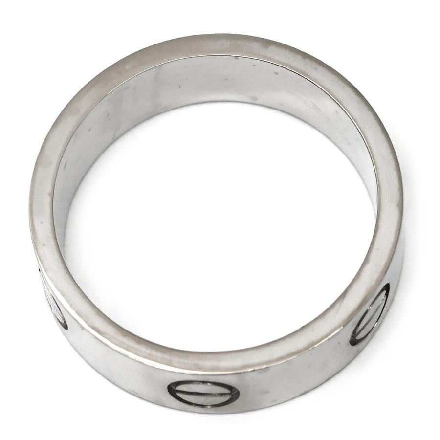 LOVE（Cartier） カルティエ リング 指輪 ラブ ラブリング シルバー WG
