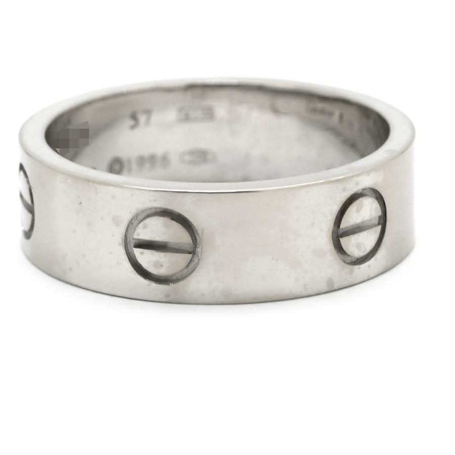 LOVE（Cartier） カルティエ リング 指輪 ラブ ラブリング シルバー WG