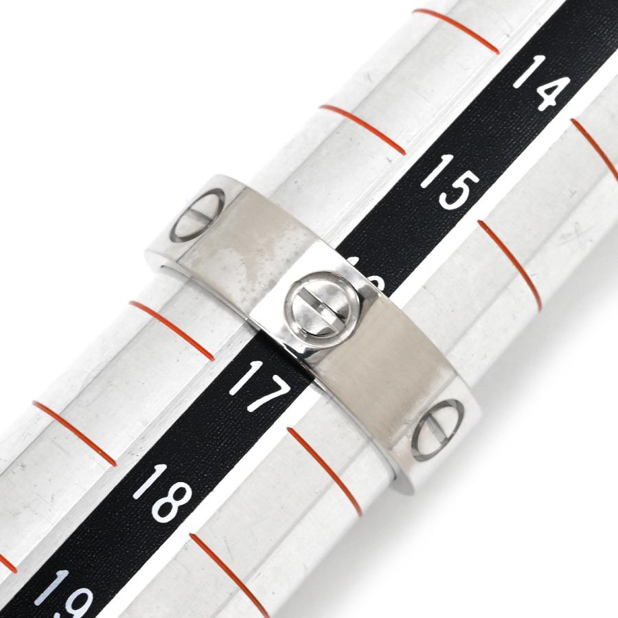 LOVE（Cartier） カルティエ リング 指輪 ラブ ラブリング シルバー WG