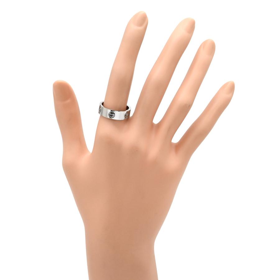 LOVE（Cartier） カルティエ リング 指輪 ラブ ラブリング シルバー WG
