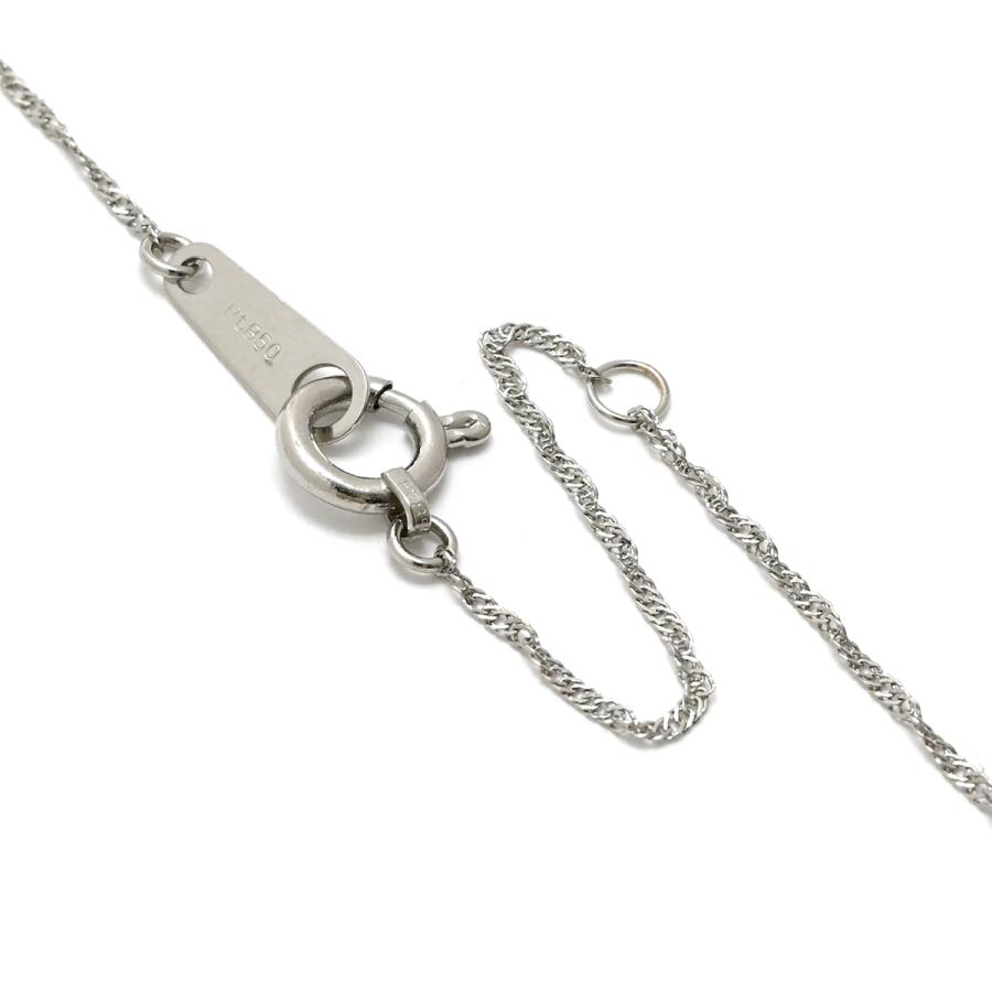 ネックレス ダイヤモンド 1.0ct クロスペンダント シルバー プラチナシルバー 十字架 CROSS 10石 10P 10粒 ブリリアントカット
