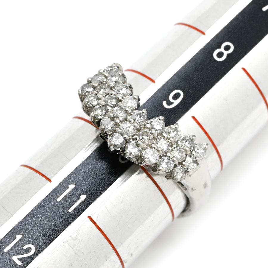 リング 指輪 ダイヤモンド 0.50ct シルバー プラチナシルバー V