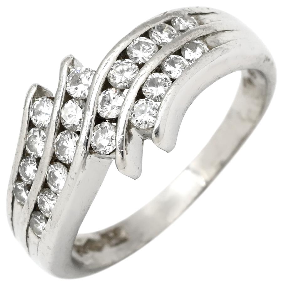 リング 指輪 ダイヤ 0.50ct シルバー プラチナシルバー Pt900 プラチナ 