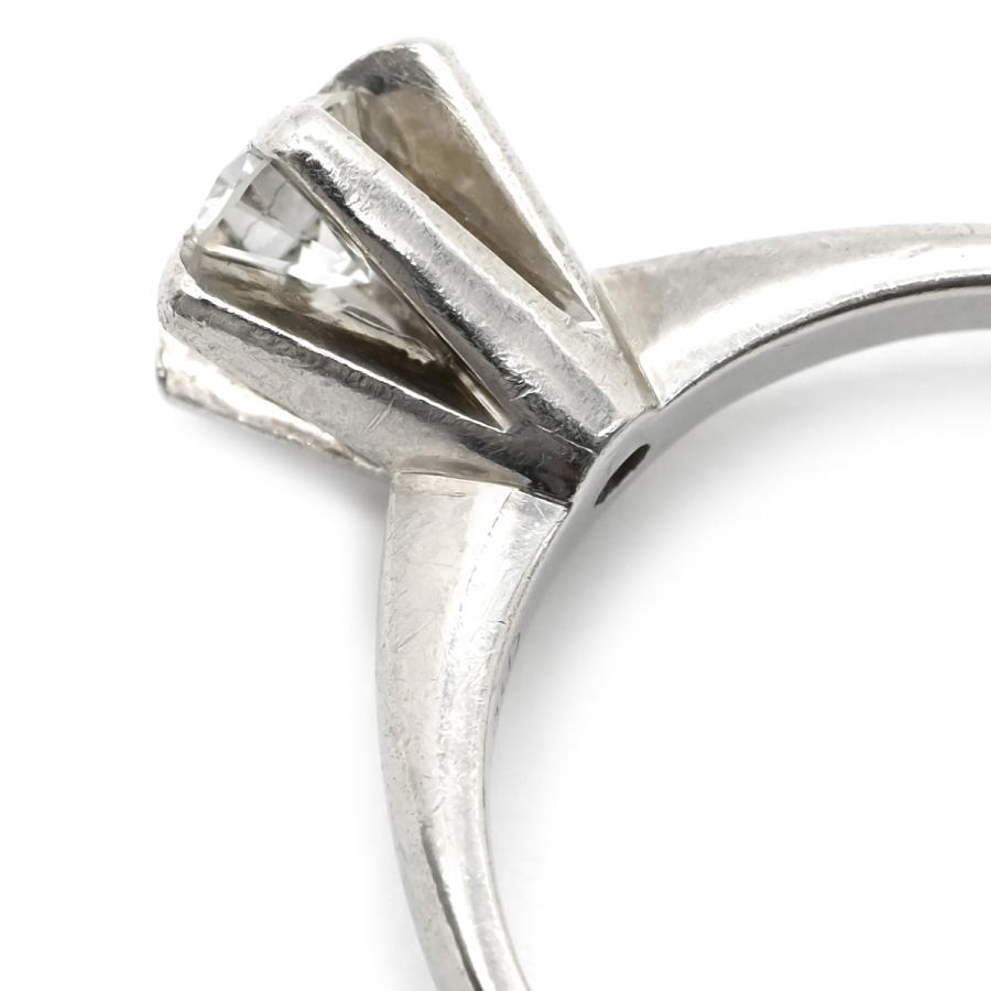 リング 指輪 ダイヤ 立爪リング 0.43ct シルバー プラチナシルバー 1石