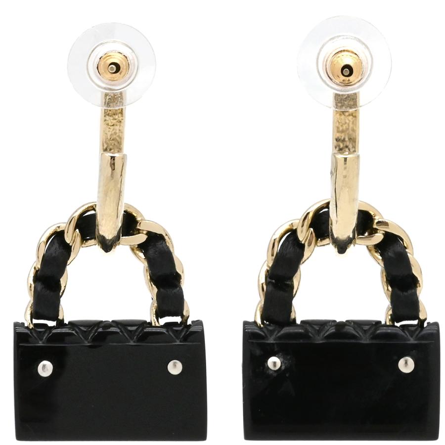 CHANEL（シャネル） ピアス マトラッセバッグ モチーフ フープ GP 