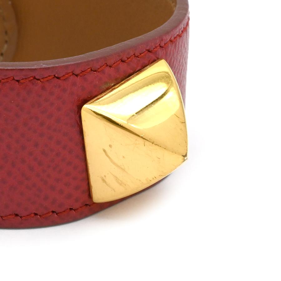 HERMES（エルメス） ブレスレット メドール ヴォーエプソン レッド